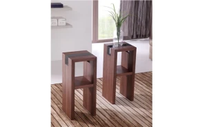 Kệ trang trí Valencasa K090-3 màu Walnut (1)