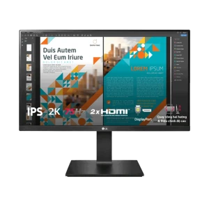 Màn hình đồ họa LG 24QP550-B (23.8Inch/ 2K (2560x1440)/ 5ms/ 75HZ/ 300 cd/m2/ IPS)