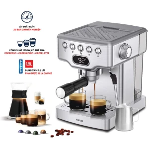 Máy pha cà phê Espresso Roler RC-3213E (1350W, 20 Bar, 1.8L)