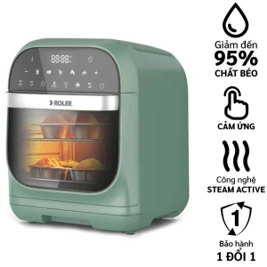 Nồi chiên không dầu điện tử đa năng kết hợp hơi nước 15L Roler RA-3122A STEAM