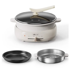 Nồi lẩu nướng hấp đa năng Bear DHG-C40W2