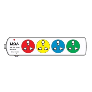 Ổ cắm Lioa 4DN có CB dây 3mx2 10A