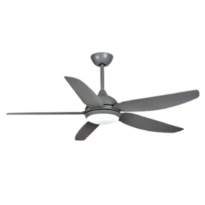 Quạt trần 5 cánh TCL 57YN04-đèn led-đk- ghi