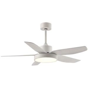 Quạt trần 5 cánh TCL F3461S đèn LED có điều khiển màu trắng