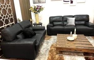 Sofa 1 2 3, 646 màu đen Z3005/PVC (3) - Thương hiệu Sofaland