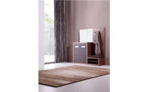 Tủ giày Valencasa R090 màu Walnut (3)