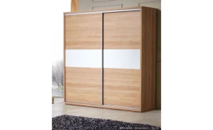 Tủ quần áo 2 cánh trượt, 3D111-5 màu oak (4)