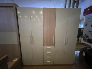 Tủ quần áo 5 cánh mở, 3D108-5 màu oak (6) - Thương hiệu Daia