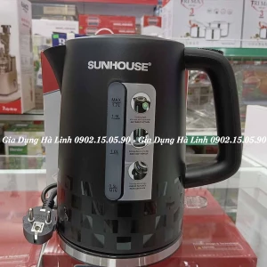 Ấm siêu tốc nhựa Sunhouse SHD1306, Công suất 1800W, Dung tích 1.7 Lít, Bảo hành 12 tháng