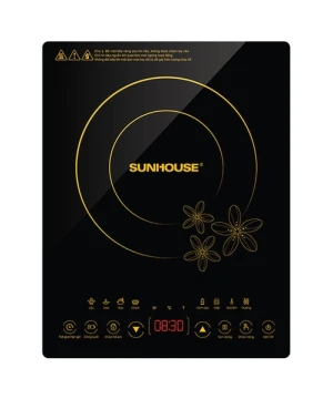 Bếp điện từ cảm ứng Sunhouse SHD6800, Công suất 2000W, 8 chức năng nấu đa dạng