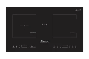 Bếp đôi điện từ hồng ngoại Sunhouse MMB9100VN, Công suất 4000W, Một bên từ, một bên hồng ngoại, Mặt kính cường lực dày 4mm, Bảo hành 3 năm tại nhà