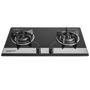 Bếp gas đôi âm kính Sunhouse SHB8836, Mặt kính cường lực dày 8mm, Kiềng gang sơn tĩnh điện, Pep đồng thau, Cảm biến tự động ngắt gas, Bảo hành 24 tháng tại nhà