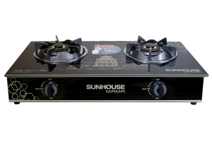 Bếp gas dương kính SUNHOUSE MAMA MMBB0787B, Mặt kính cường lực dày 7mm