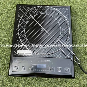 Bếp hồng ngoại cơ Sunhouse SHD6011, Công suất 2000W, Không bức xạ, Mặt kính cường lực, Bảng điều khiển phím cơ, Tặng kèm vỉ nướng, Bảo hành 12 tháng