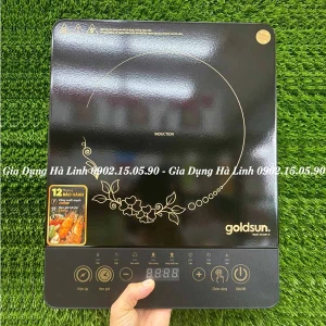 Bếp từ đơn Goldsun GIC3204-D, Công suất 2000W, Điều khiển cảm ứng, Mặt kính cường lực