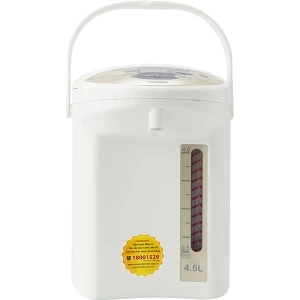 Bình thủy điện Toshiba PLK-45SF(WT)VN, Công suất 700W, Dung tích 4,5 lít, Ruột bình chất liệu inox 304, Vỏ nhựa ABS siêu bền, Nhập khẩu Thái Lan, Bảo hành 12 tháng
