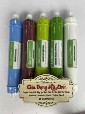 Bộ lõi lọc nước Kangaroo 56789, Lõi lọc nước Nano silver, Ceramic, Ankaline, Maifan, ORP