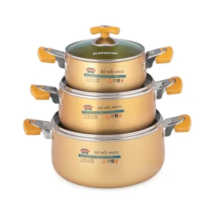 Bộ nồi anod Sunhouse SH8834