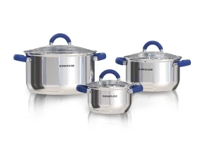 Bộ nồi Inox 3 đáy Sunhouse SHG361