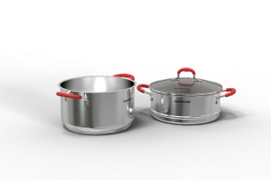 Bổ nồi xửng inox 5 đáy Sunhouse SHG507-28, Đường kính 28cm, Vung kính cường lực, Quai núm bọc silicon chống bỏng, Sử dụng trên mọi loại bếp