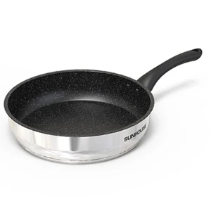 CHẢO CẠN INOX 5 ĐÁY SUNHOUSE IN26M4