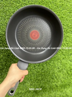 Chảo chiên chống dính Tefal Unlimited G2550502, Đường kính 26cm, Phủ lớp chống dính Titanium Anti-Scratch, Nhập khẩu Pháp, Bảo hành 24 tháng