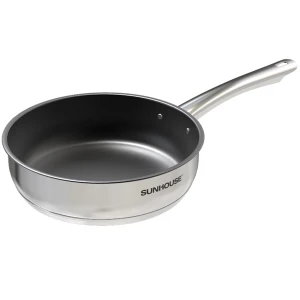 Chảo chống dính 5 đáy Sunhouse IN26M2, Đường kính 26cm, Chất liệu inox phủ chống dính Whitford(USA), Đáy từ sử dụng trên mọi loại bếp