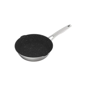 Chảo chống dính Inox liền khối Hera EL-8276, Đường kính 28cm, Chất liệu inox 304 siêu bền, Chống dính Whitford của Mỹ, 2358276