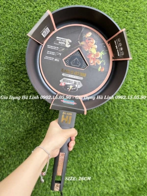 Chảo chống dính ultra Titanium Sunhouse ST26B - Đường kính 26cm, Chống dính Ultra Titanium (ILAG Thụy Sĩ) độ bền 15 năm, Bảo hành 36 tháng với mọi lỗi kỹ thuật