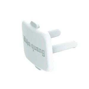 Combo 20c Nắp che lỗ cắm điện Điện Quang ĐQOPC 01W