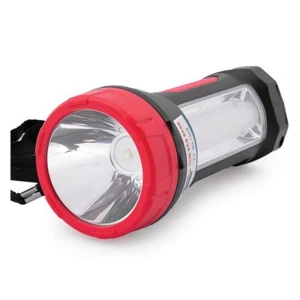 Đèn pin xách tay 2 chức năng Sunhouse SHE-8100, Đèn pin 1W, Đèn tích điện 8W, Thời gian sử dụng 4 giờ, Bảo hành 6 tháng