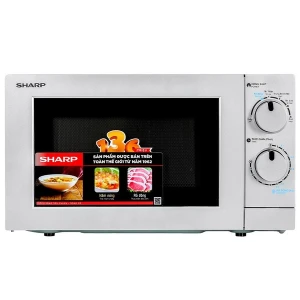 Lò vi sóng Sharp R-209VN-SK, Công suất 700W, Dung tích 20 lít, Có chức năng hâm nóng rã đông, Bảo hành chính hãng 12 tháng
