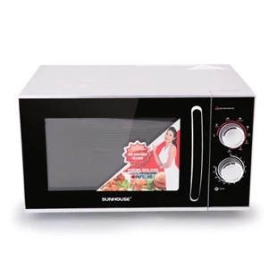 Lò vi sóng Sunhouse SHD4823, Công suất 1400W, Dung tích 25 Lít, Bảng điều khiển bằng núm xoay