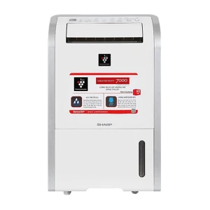 Máy hút ẩm Sharp DW-D20A-W, Công suất hút 20Lít/Ngày, Diện tích sử dụng 50m2, Dung tích bình chứa 4.2 Lít, Bảo hành 12 tháng
