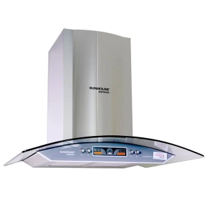 Máy hút mùi kính cong Sunhouse Mama MM6707-70, Công suất 180W, Kính chịu nhiệt siêu bền, Điều khiển phím bấm, Bảo hành 18 tháng tại nhà