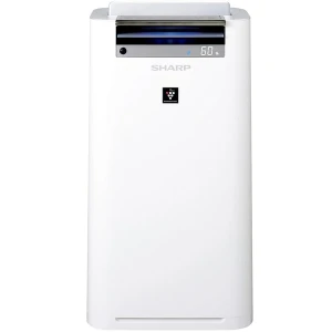 Máy lọc không khí và tạo ẩm Sharp KC-G50EV-W, Thiết kế đơn giản thông minh, Công suất mạnh mẽ 53W, Lọc sạch đến 99,97% bụi mịn từ 0.3µm, Bảo hành 12 tháng
