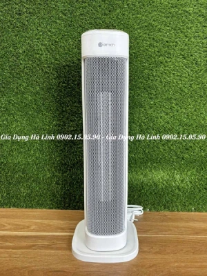 Máy sưởi gốm Elmich CHE-8644, Công suất 2000W, Điều khiển núm xoay, 1 mức gió mát và 2 mức gió ấm, Tự động ngắt khi đổ, Xoay 60 độ, Bảo hành 2 năm