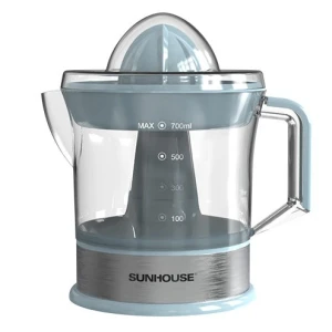 Máy vắt cam Sunhouse SHD5511, Công suất 25W, Dung tích 700ml, Tự động đảo chiều vắt, 2 đầu vắt linh hoạt, Bảo hành 12 tháng