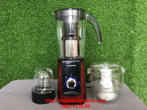Máy xay sinh tố Sunhouse SHD5322, Công suất 220W, Dung tích 1,25 Lít, Say đa năng, Lười dao inox sắc bén, Bảo hành 12 tháng
