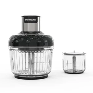 Máy xay thịt Sunhouse SHD5412 - Công suất 300W, Dung tích 2 lít, Cối thủy tinh, 3 tốc độ xay, Lưỡi dao 2 tầng, Bảo hành 12 tháng