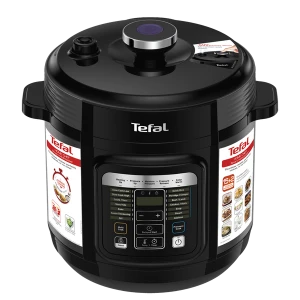 Nồi áp suất điện Tefal CY601868 - Công suất 1000W, Dung tích 6 lít, Lòng nồi hợp kim nhôm chống dính, 15 chức năng nấu khác nhau, Bảo hành 24 tháng