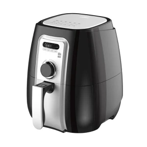 Nồi chiên không dầu Sunhouse SHD4025B, Công suất 1500W, Dung tích 3 Lít, Điều khiển núm xoay, Lòng nồi hợp kim nhôm phủ chống dính Whitford, Bảo hành 1 năm