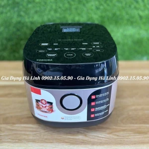 Nồi cơm cao tần Toshiba RC-10IX1PV, Công suất 1000W, Dung tích 1L, 8 chương trình nấu đa dạng, Bảng điều khiển cảm ứng dễ sử dụng, Bảo hành 12 tháng