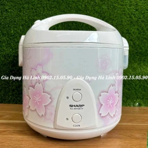 Nồi cơm điện cơ Sharp KS-N192ETV, Công suất 700W, Dung tích 1.8L, Bảng điều khiển phím bấm, Nhập khẩu Thái Lan, Bảo hành 12 tháng