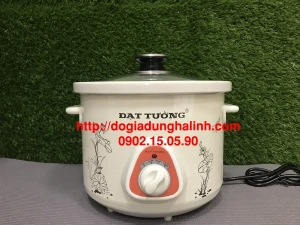 Nồi kho cá, nấu cháo, hầm đa năng Đạt Tường NKS-1.5L, Công suất 235W, Dung tích 1,5 Lít, Bảo hành 12 tháng