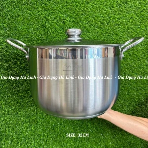 Nồi luộc gà Inox 430 Fivestar THT-FSN32002, Đường kính 32cm