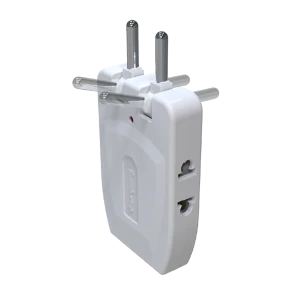 Ổ cắm xoay gấp gọn Điện Quang ĐQ ESK RT W3 62228180 - Loại 3 lỗ, Công suất chịu tải 2500W, Xoay gấp 180 độ