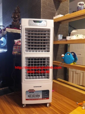 Quạt điều hòa Sunhouse SHD7756, Công suất 280W, Lưu lượng gió 4500m3/h, Dung tích bình nước 45 Lít, Điều khiển từ xa, Bảo hành 12 tháng tại nhà