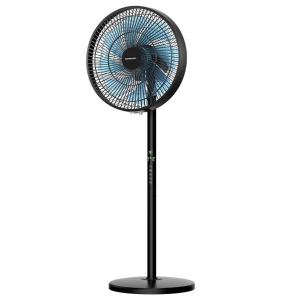 Quạt đứng 8 cánh Sunhouse SHD7346, Công suất 60W, 3 chế độ gió, Hẹn giờ linh hoạt, Điều khiển cảm ứng, Có điều khiển từ xa, Bảo hành 12 tháng