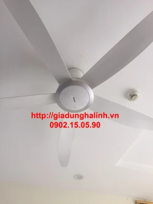 Quạt trần Panasonic 5 cánh F-60TDN, Công suất 37W, Đường kính cánh quạt 150 cm, Điều khiển từ xa, 9 tốc độ gió, Bảo hành 12 tháng tại nhà